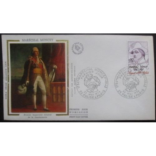 France Fdc Maréchal Moncey 22-05-76 Palise