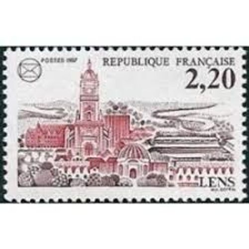 60ème Congrès National De La Fédération Des Sociétés Philatéliques Françaises À Lens Année 1987 N° 2476 Yvert Et Tellier Luxe