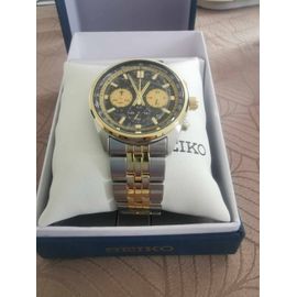 Seiko  Chronograph Quartz Black Dial Men's Watch Item No. Ssb430p1