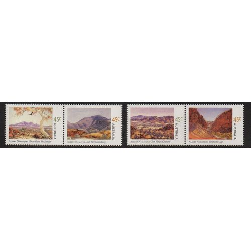 Australie Timbres Peintures De Namatura 2002