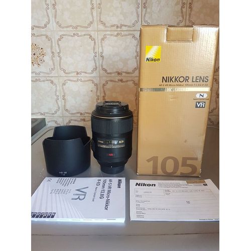 NIKON AFS MICRO 105 f/2.8 G-ED-N-VR; excellent état