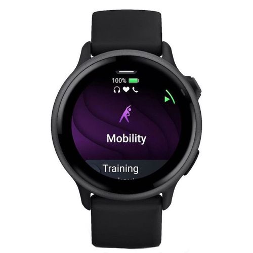 Montre Connectée Garmin Vívoactive® 6 42 Mm Noir Avec Bracelet Noir