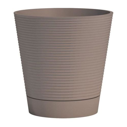 Pot Réserve D'eau - Garden Id - Green Care Sense Taupe 40 Cm - Garanti 10ans - 100% Recyclé