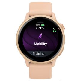 Montre Connectée Garmin Vívoactive® 6 42 Mm Rose Pêche Avec Bracelet Rose
