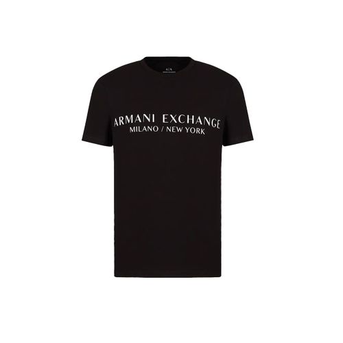 T Shirt Armani Exchange Nyc Milano Homme Noir