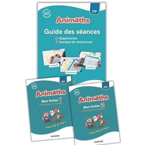 Animaths Cp - 3 Volumes : Fichier 1 + Fichier 2 + Planches