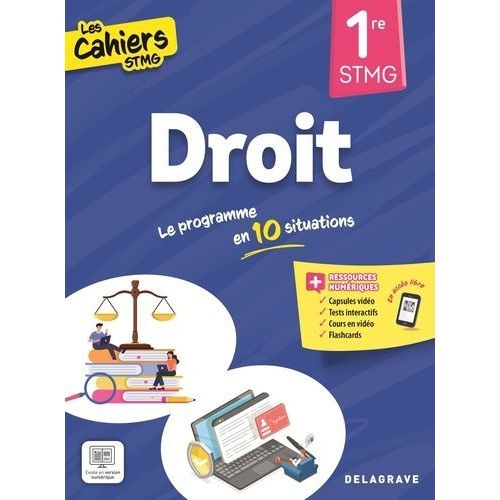 Droit 1re Stmg Les Cahiers Stmg - Pochette Élève