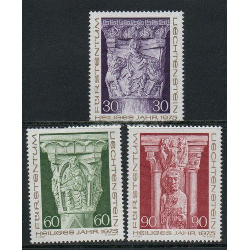 Liechtenstein Timbres Noël 1975
