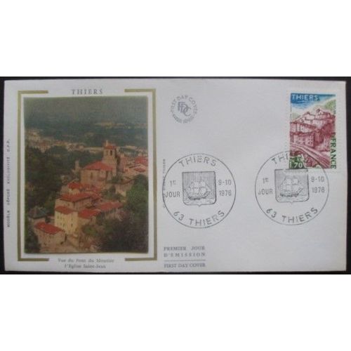 France Fdc Thiers 09-10-76 Thiers