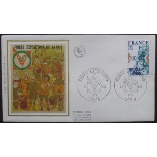 France Fdc Foires Expositions 20-11-76 Paris
