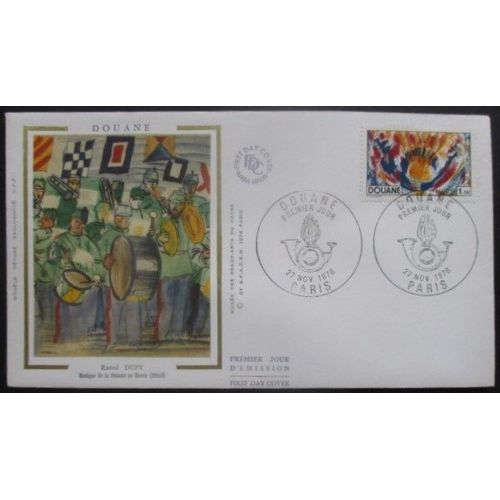 France Fdc Douane 27-11-76 Paris