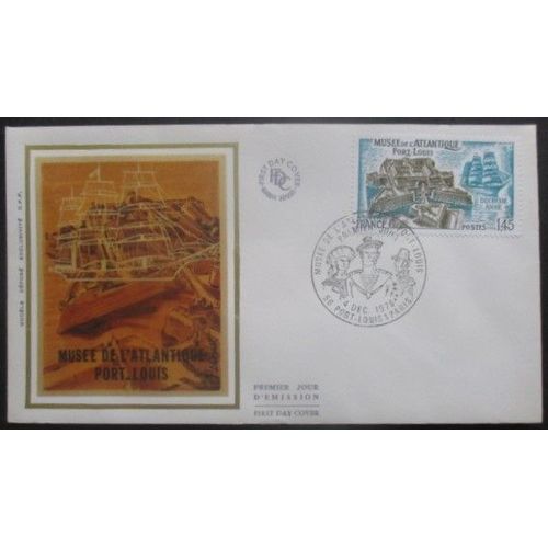 France Fdc Musée De L'atlantique 04-12-76 Port-Louis