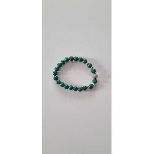 Bracelet En Malachite (Pierres Vertes) Acheté À Menton