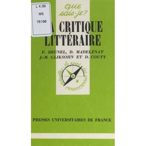 La Critique Littéraire