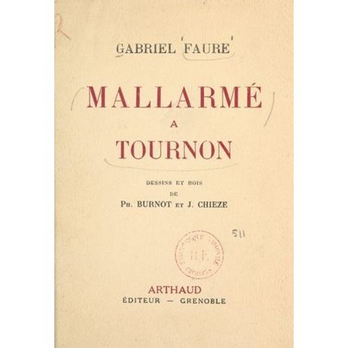 Mallarmé À Tournon
