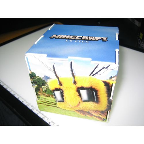 Jouet Happy Meal Mcdo 2025 : Minecraft Le Film - Puzzle Abeille