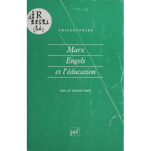 Marx, Engels Et L'éducation