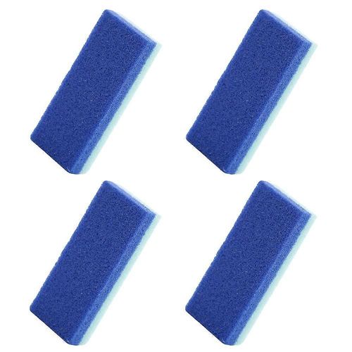 Pierre Ponce De Pied Pour Les Pieds Dur Skin Cellus Remover Et Laveur (Pack De 4) (Bleu)
