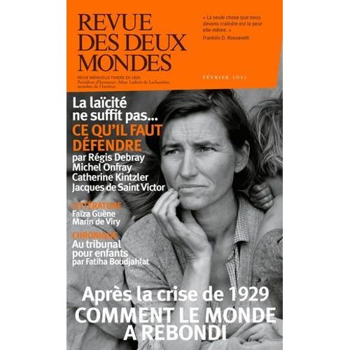 Revue Des Deux Mondes Février 2021