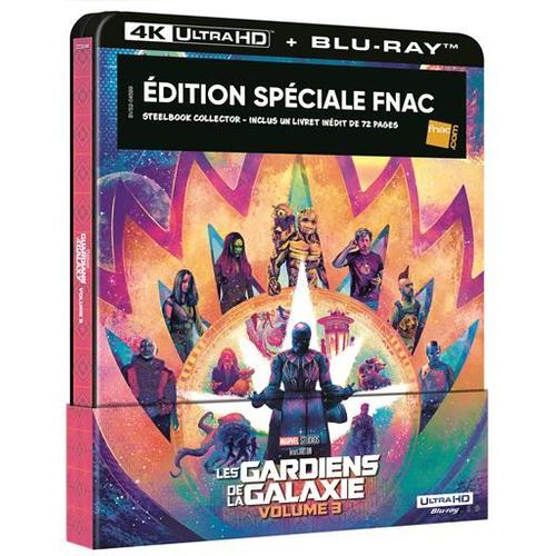 Les Gardiens De La Galaxie Vol. 3 - Exclusivité Fnac Boîtier Steelbook - 4k Ultra Hd + Blu-Ray