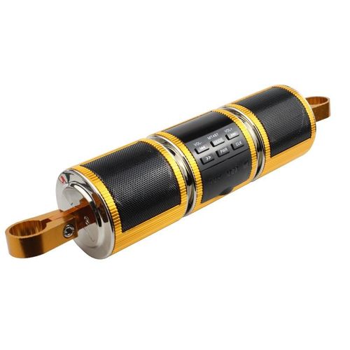 Moto Voiture Bluetooth Mp3 Modification Du Son Enceinte Étanche Multifonction Avec Écran Double Haut-Parleurs