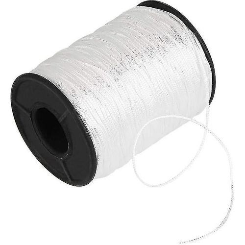 150 Yards Corde D¿Ombrage Tressée, Diamètre 1mm Cordon En Polyéthylène Blanc Pour Stores Vénitiens Rideau Aluminium Lattes Volet Louve Plante Jardinage Et Artisanat