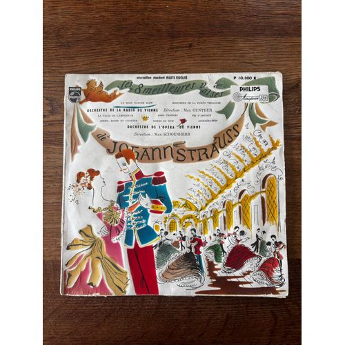 Vinyle 33 Tours Johann Strauss Les 8 Meilleures Valses