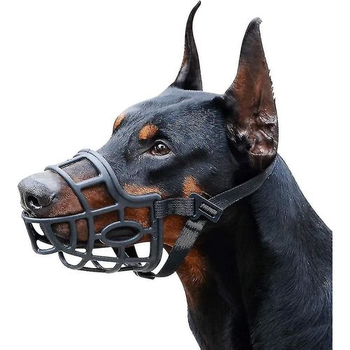 Panier En Caoutchouc Pour Les Grosses Morsures De Chien Et La Plupart Des Chiens, Muselière Respirante Et Sûre