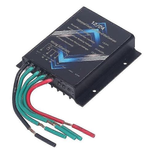 Contrôleur de charge d¿éolienne, 400W 12V 24V Mini contrôleur de générateur d¿éolienne IP67 étanche