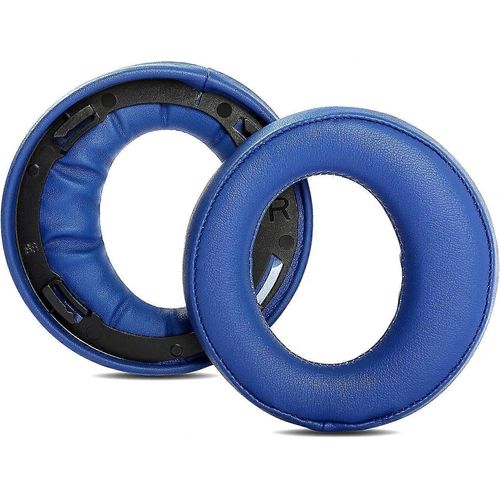 1 paire de coussinets d¿oreille en mousse de remplacement - compatible avec les casques sans fil Sony Gold PS3 PS4 CECHYA-0083 (bleu)