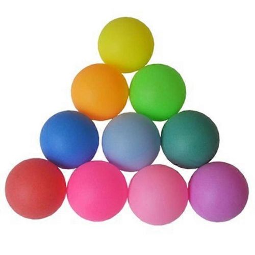 10 Balles De Ping-Pong, Balles D¿Entraînement De Tennis De Table, Balles De Ping-Pong Colorées
