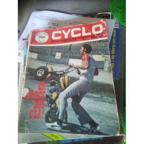 Cyclo Moto 228 De 1972 Gori,Le Toumelin,Vespa Boxer B2v,Yamaha At1