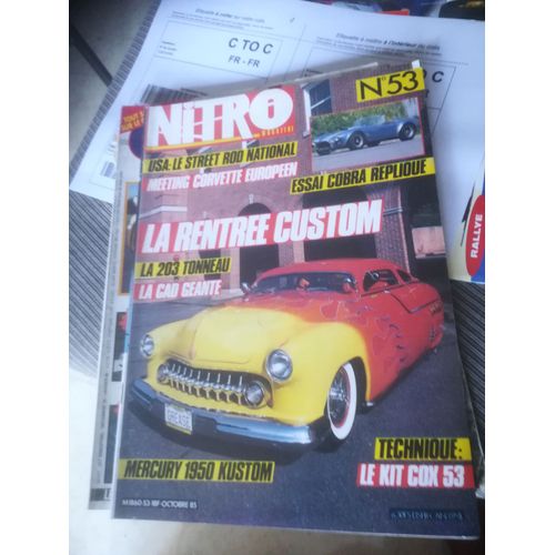 Nitro 53 De 1985 Mercury Coupe,Corvette 350ci Racing,Greenwood 74 454ci,Ram Cobra Replica,Ultra Limousine Cadillac 67,Mercedes 500 Sec Funny Car,203 Pick Up,Cox Replica 52