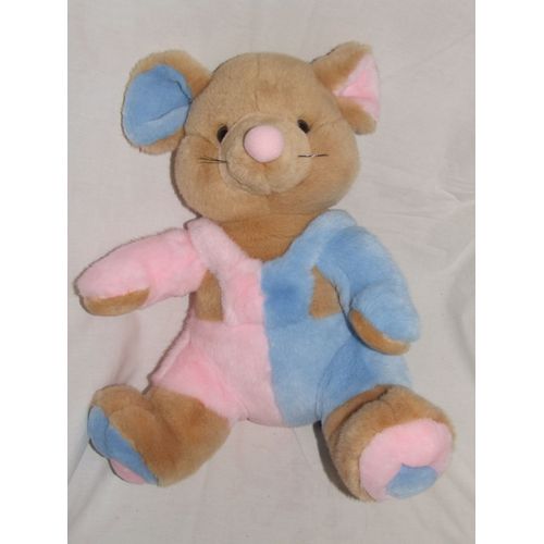 Souris Comi Rose Bleu 40 Cm