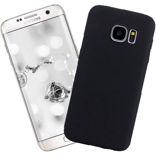 Coque Samsung Galaxy S7 Edge, Housse Protection Silicone Anti-Choc Gel Case,Ultra-Fine Tpu Silicone Souple Touché Doux, Adaptation Parfaite Etui Coque Pour Samsung Galaxy S7 Edge-Noir