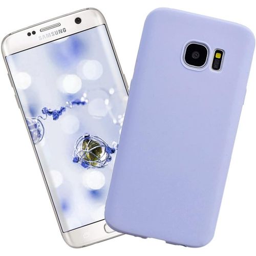 Coque Samsung Galaxy S7 Edge, Housse Protection Silicone Anti-Choc Gel Case,Ultra-Fine Tpu Silicone Souple Touché Doux, Adaptation Parfaite Etui Coque Pour Samsung Galaxy S7 Edge-Blanc