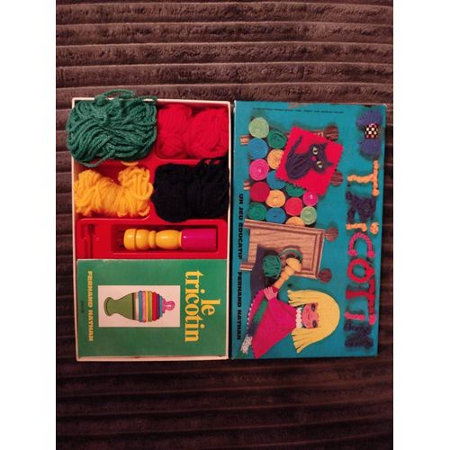 Ancien Jeu De Société Éducatif Vintage Des Années 70 ( De 1974 ) = Tricotin, Un Jeu Fernand Nathan, À Partir De 6 Ans, Complet , Référence 588 520