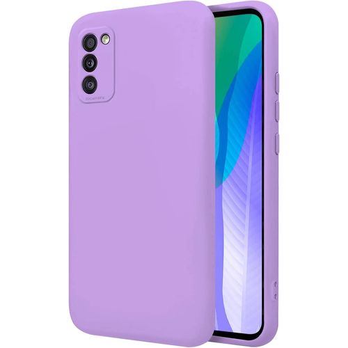 Coque Pour Samsung Galaxy A41 6.1"" Étui Rigide Lila Silicone Liquide Premium Doux Doublure Intérieure En Microfibre Protège L'appareil Photo Antidérapant Résistant Saleté Rayures