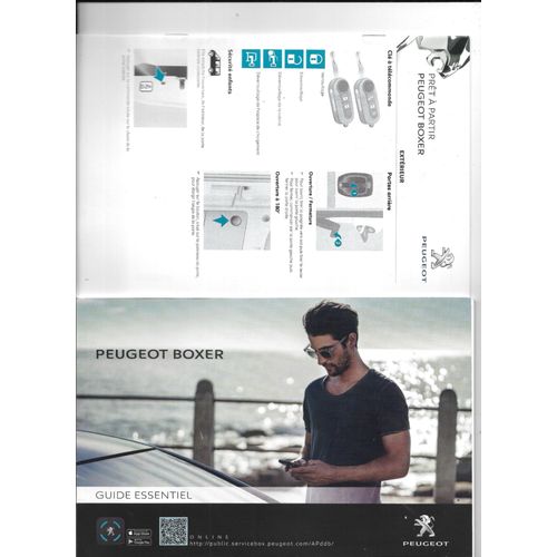 Guide Essentiel Manuel D'utilisation Peugeot Boxer 2019