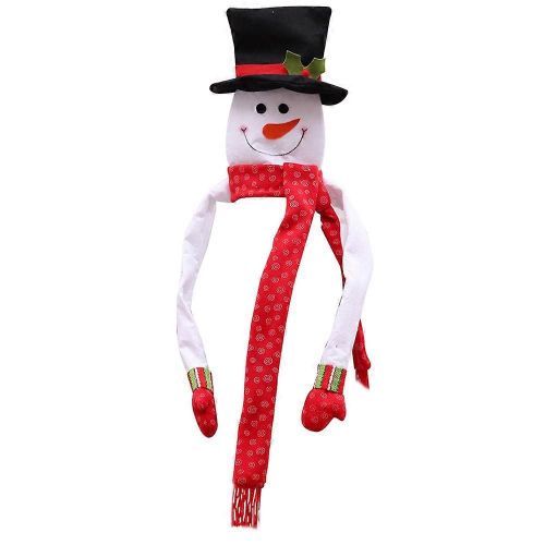 Poupée De Bonhomme De Neige De Dessin Animé Pour La Décoration De Noël Du Centre Commercial De Bureau À Domicile (Petit)