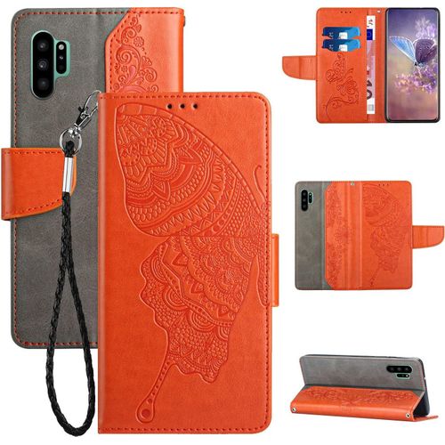 Coque Samsung Galaxy Note10 Pro Etui En Cuir Pu Portefeuille Housse Coque Étui Housse En Cuir Flip Case Cover Houe En Cuir Pu Premium Und Flip Béquille Pour Samsung Note10 Pro.