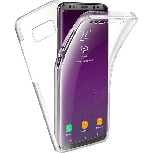 Coque Pour Samsung Galaxy Note 8 6.3"" Housse Transparent Complète Silicone Tpu Full Body 360 Degrés Intégral Protection Avant Arrière Portable Etui Anti Choc Et Rayures