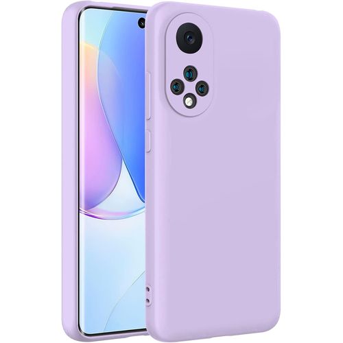 Coque Pour Huawei Nova 9 6.57 Pouces - Étui Rigide Lilas Silicone Liquide Doux Doublure Intérieure Microfibre Protège La Caméra Antidérapant Résistant Rayures
