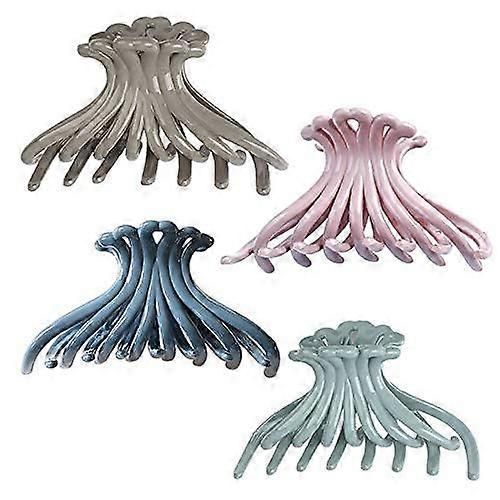 Hair Claw Clips For Thick Hair - Large Barrettes For Women And Girls - Octopus-Shaped