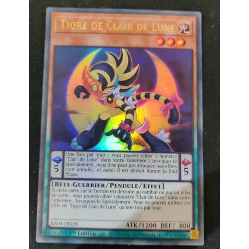 Yu Gi Oh Ra04 Fr020 Tigre De Clair De Lune Ultra Rare