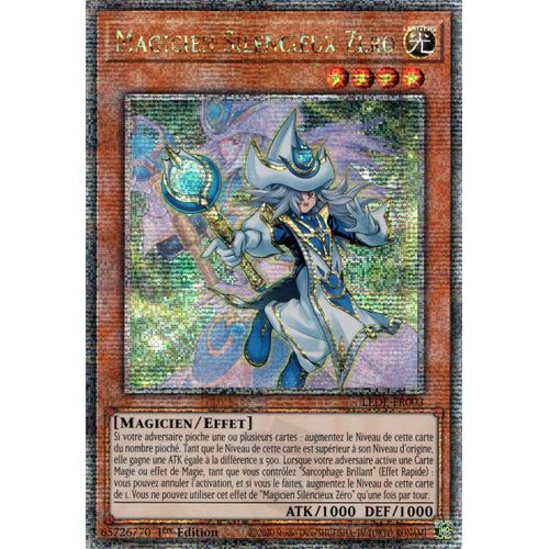 Yu Gi Oh ! Magicien Silencieux Zéro Lede-Fr003 Quater Century Secret Rare Secret Rare En Français