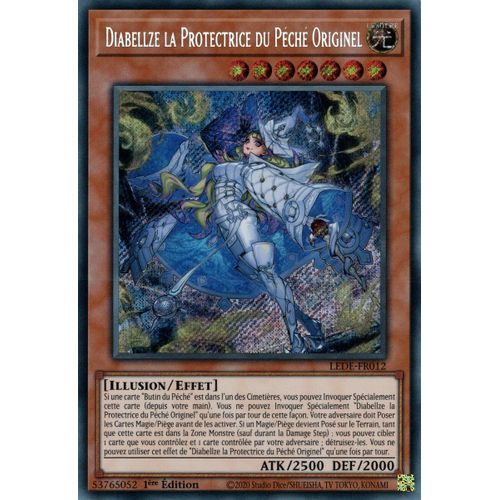Yu Gi Oh ! Diabellze La Protectrice Du Péché Originel Lede-Fr012 Secret Rare En Français