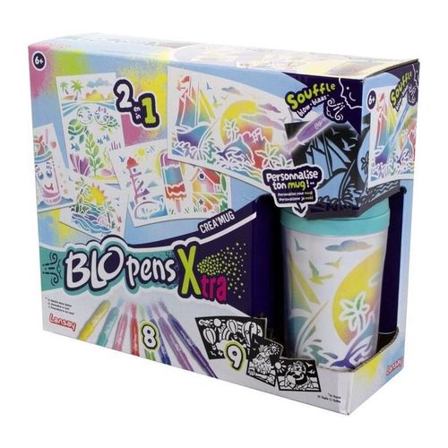 Blopens - Lansay - Créa'mug - 9 Pochoirs - 1 Mug - Dès 6 Ans
