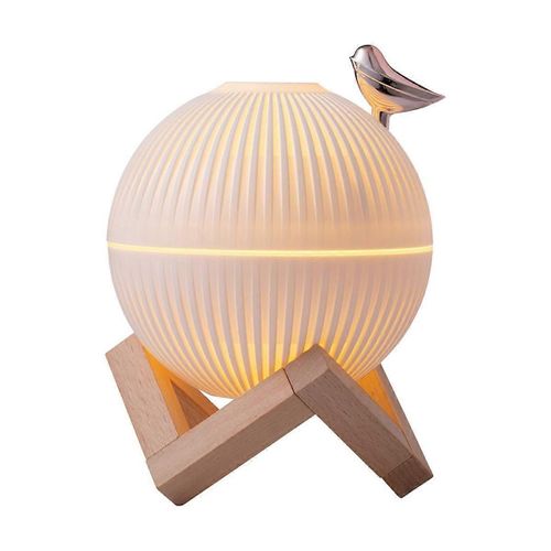 Mini humidificateur à brume froide. Petit humidificateur d¿air portable mignon avec USB pour les plantes de bureau de chambre à coucher et la chambre de bébé. 3D Lune Lampe Mini Humidificateur Décor Intérieur