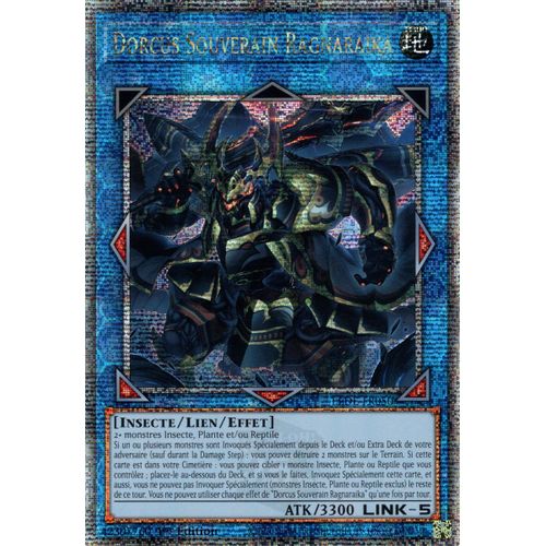 Yu Gi Oh ! Dorcus Souverain Ragnaraika Lede-Fr050 Quarter Century Secret Rare En Français
